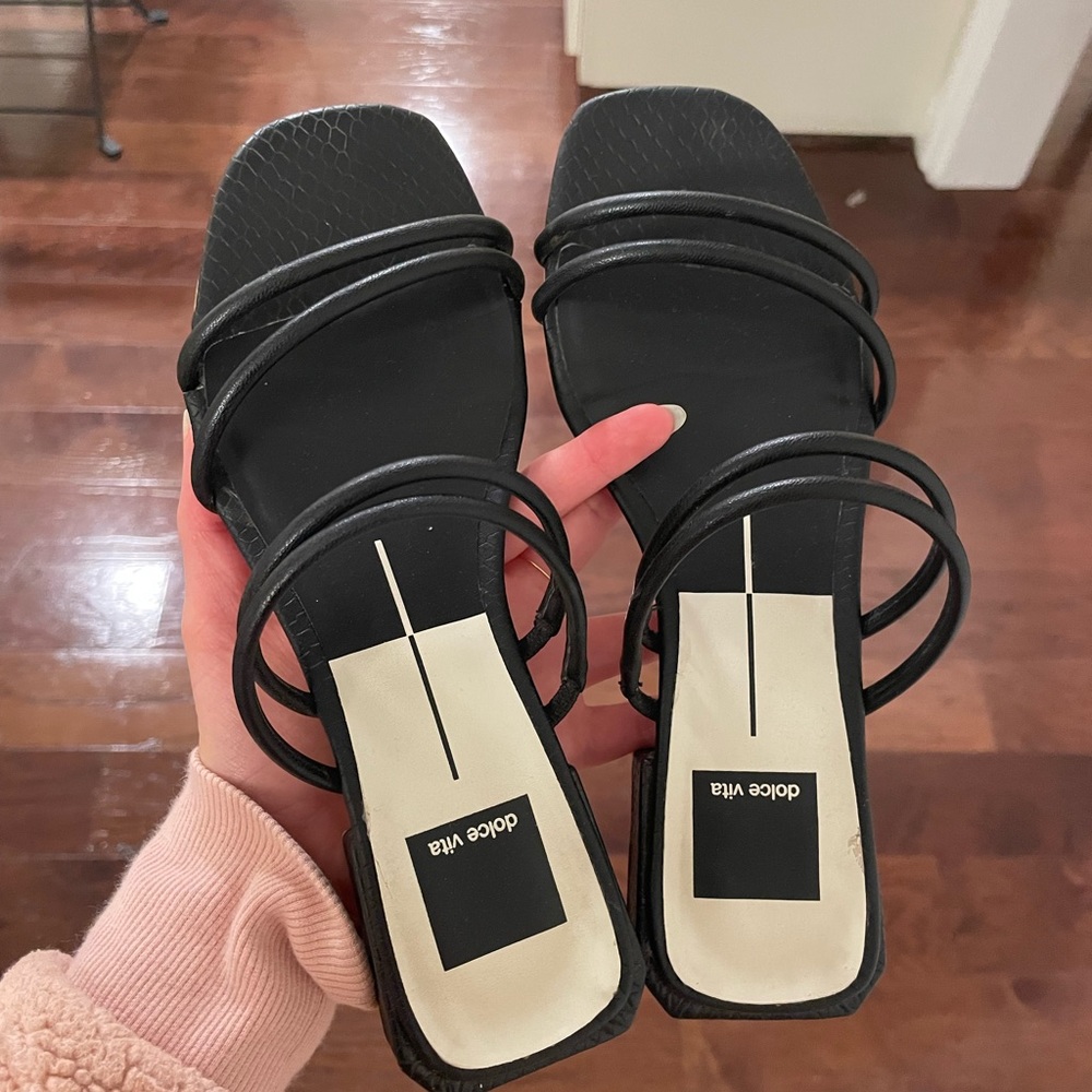 Dolce vita strappy slide sandal